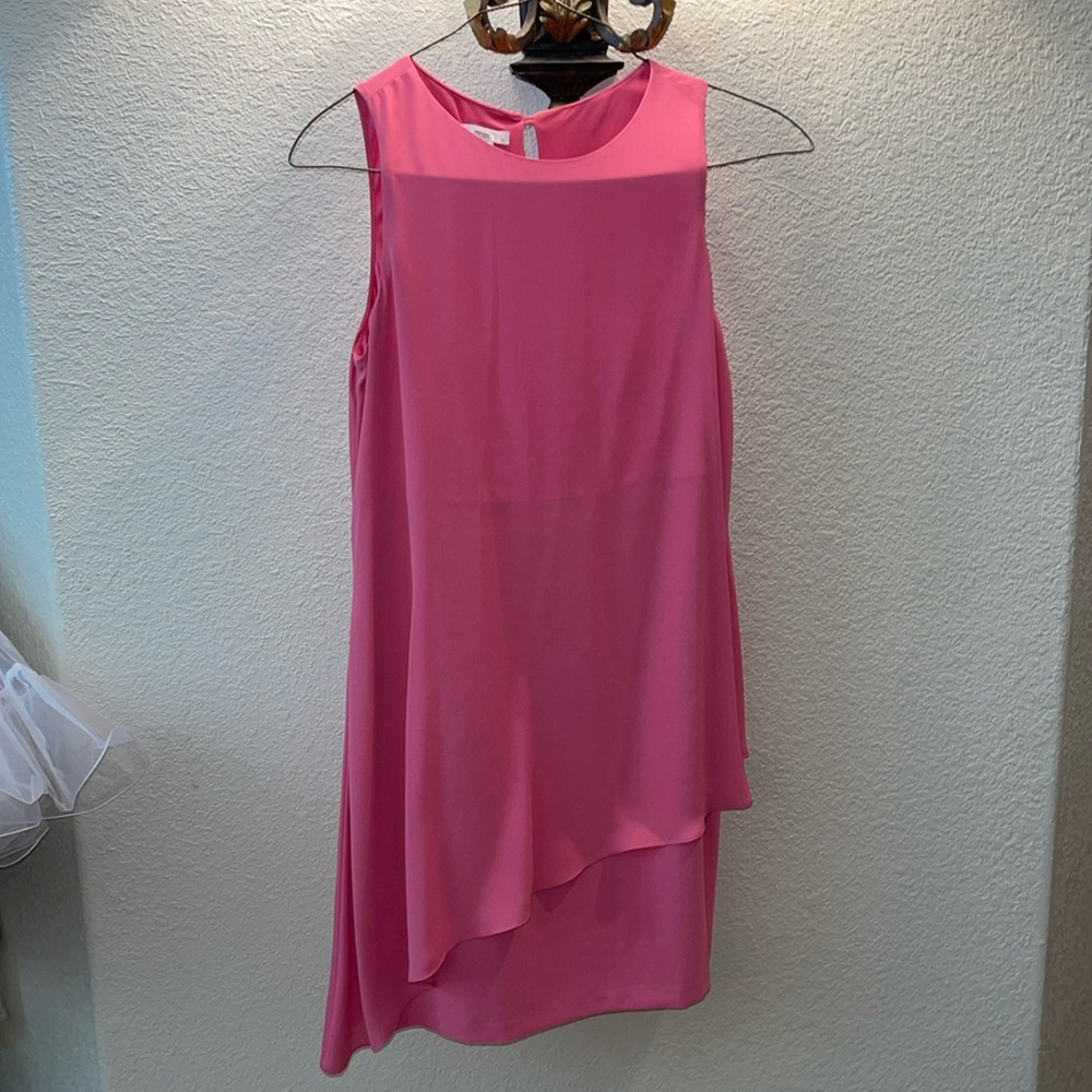 Pink sleeveless dress